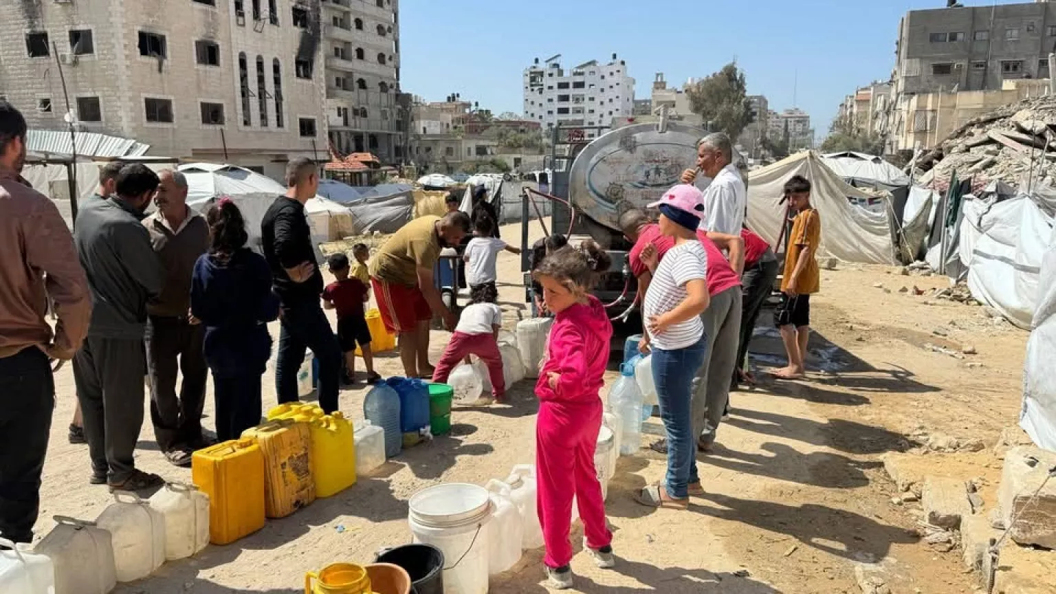 Water Relief for Displacement Camps in Gaza